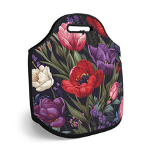 Load image into Gallery viewer, Deep Tulips Lunch Bag
