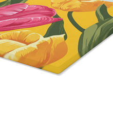 Load image into Gallery viewer, Sunny Day Tulips Glass Cutting Board
