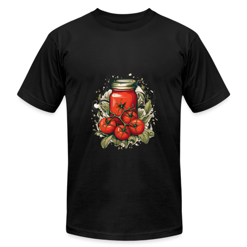 Saucy Tomatoes Unisex T-Shirt - black