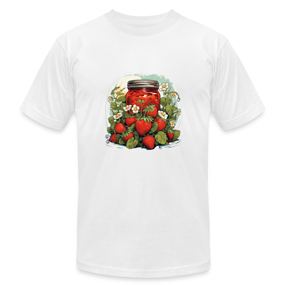 Strawberry Jammin' Unisex T-Shirt - white